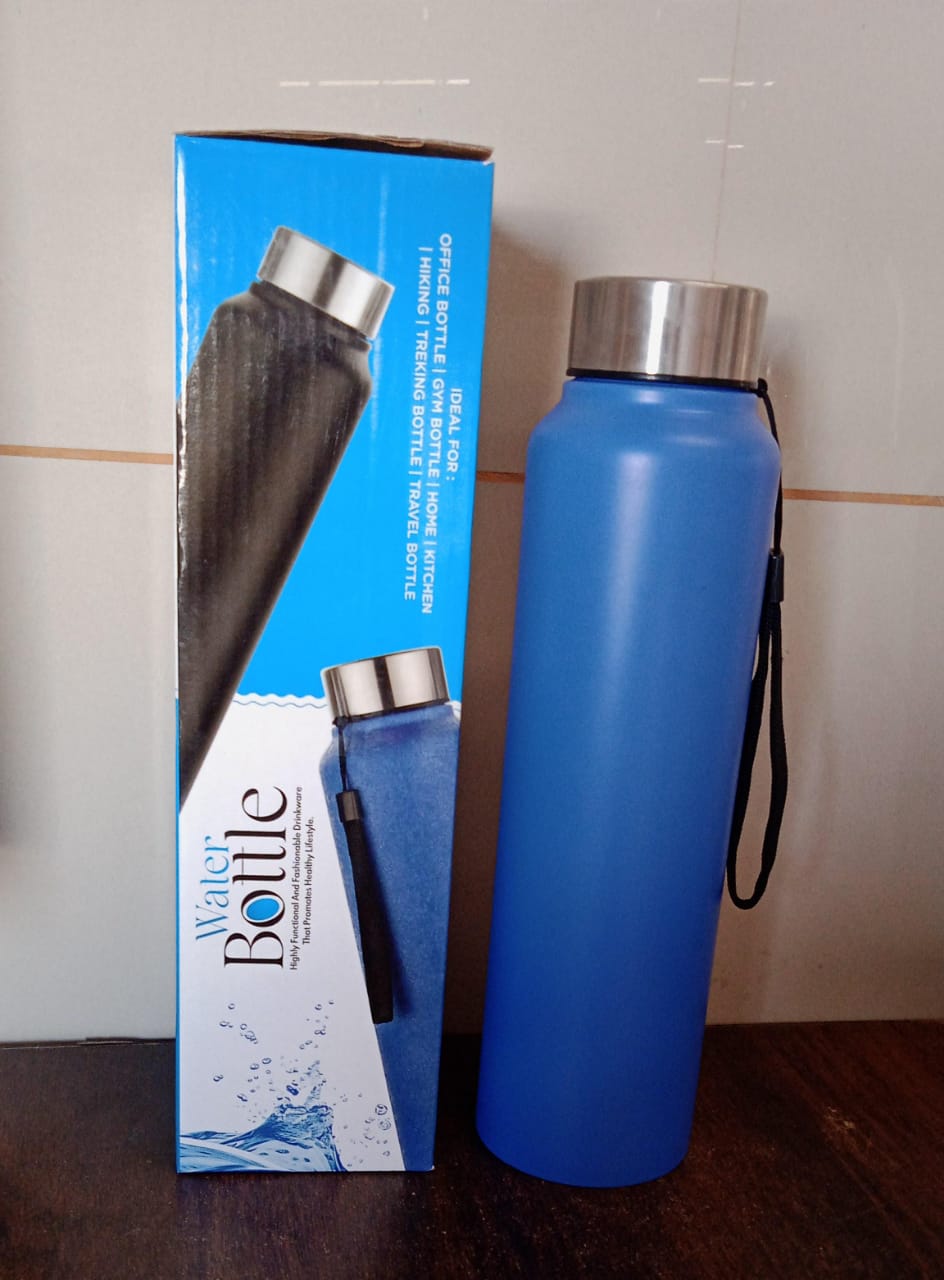 Stainless Steel Double Wall Vacuum-Insulated Drink Water Bottle (1000 ML) Stainless Steel Double Wall Vacuum-Insulated Drink Water Bottle (1000 ML)